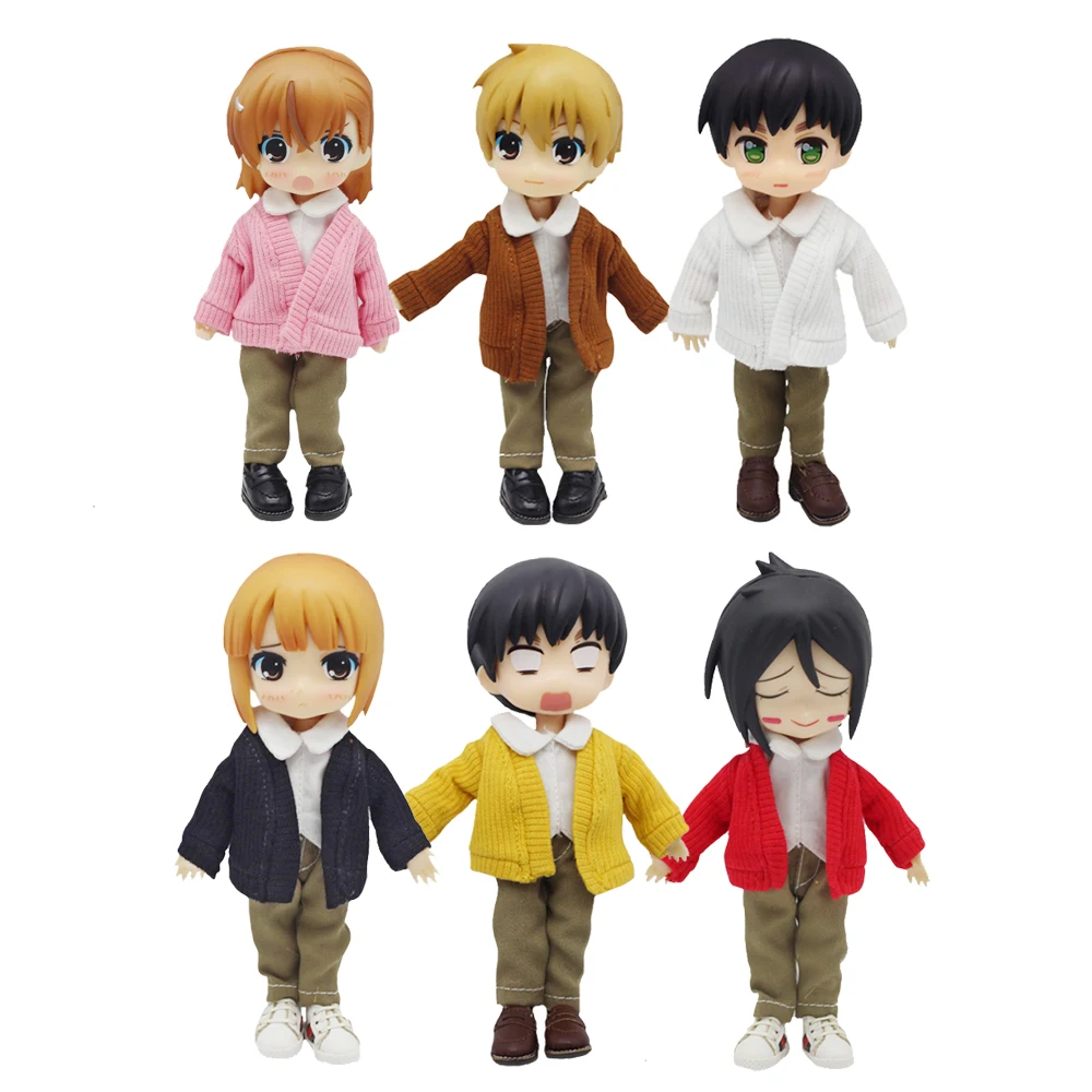 Obitsu11 ob11 doll clothes 1/12 BJD Doll coat sweater school uniform doll accessories