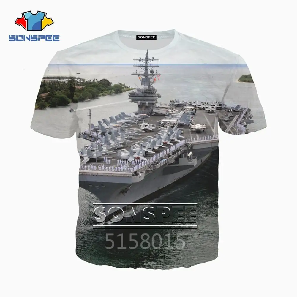 SONSPEE Combat plane Harajuku 3D принт Мужская и женская одежда хип-хоп футболка унисекс с