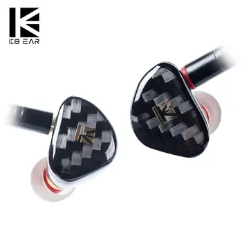 

KBEAR Opal Dynamic Driver HIFI Running Sport Music Audio Monitor In Ear Headset With MMCX Black Earbud with Metal Plated LOGO