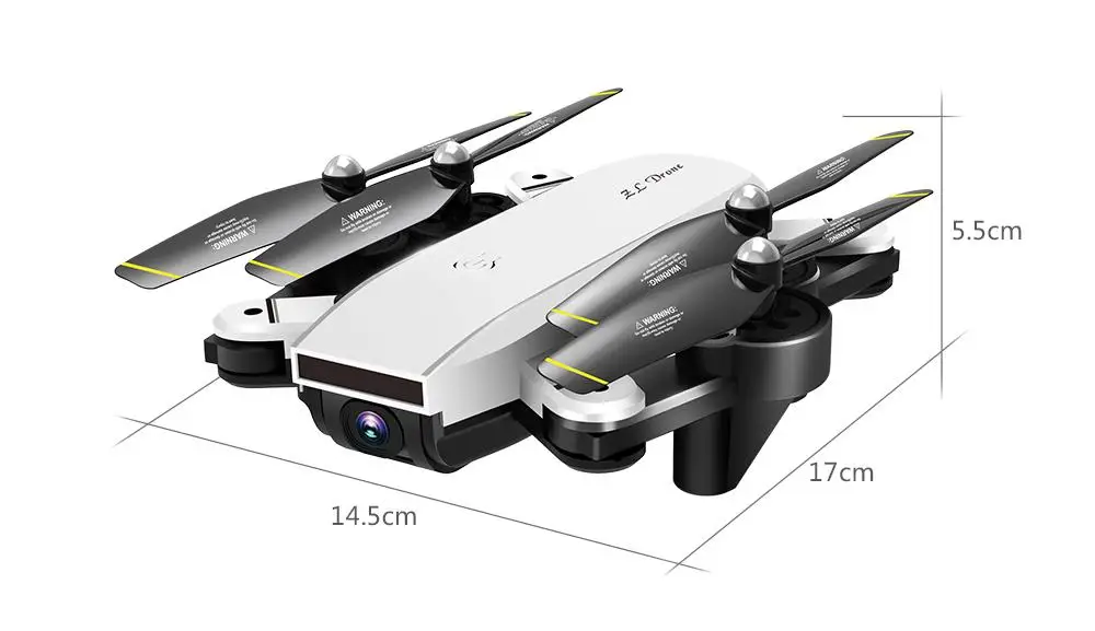 HobbyLane SG700-S RC Квадрокоптер с камерой 1080P Wifi FPV складной селфи Дрон белый | Игрушки и