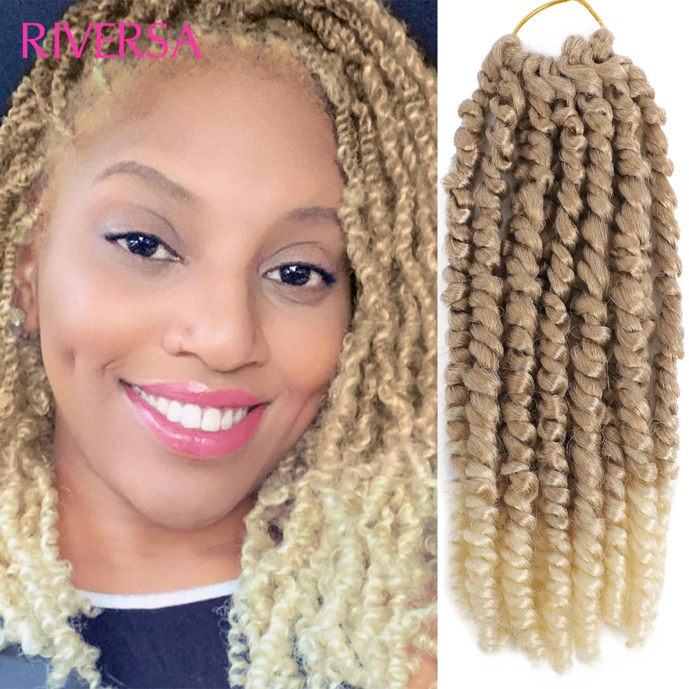 polegadas passion twist hair crochet hair tranças sintéticas extensões de cabelo dreadlocks fofo spring twist crochet tranças cabelo fios por pacote cheveux