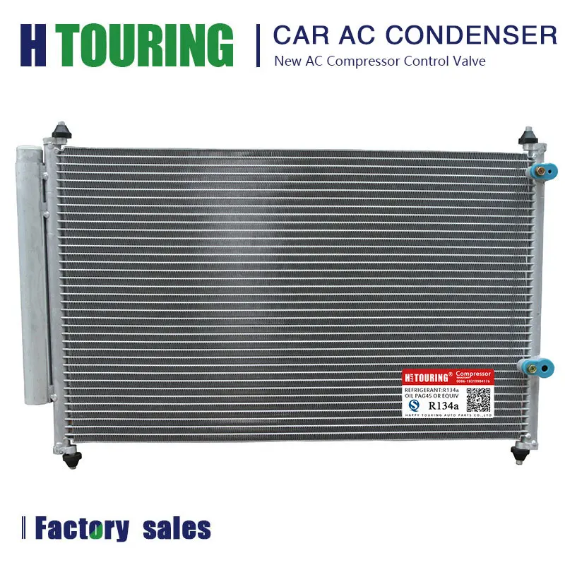 CAR AC CONDENSER AIR RADIATOR for TOYOTA COROLLA VERSO AVENSIS 8845002360  88450-02360 88450-02300 88450-12280 88450-02280