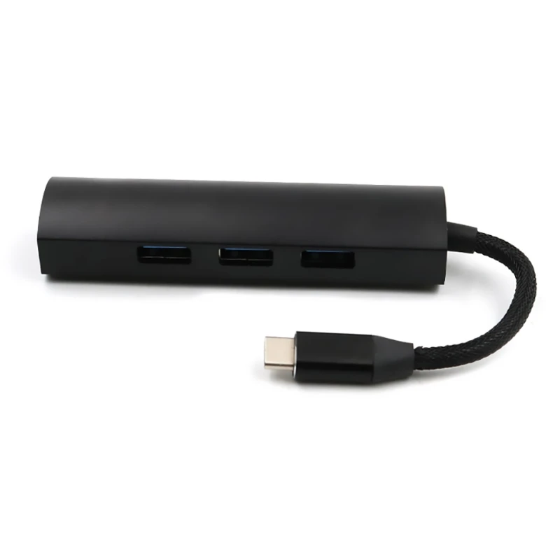 Сплав Тип C на 4 порта USB 3,0 концентратор адаптер для Macbook Pro Google ChromeBook PC
