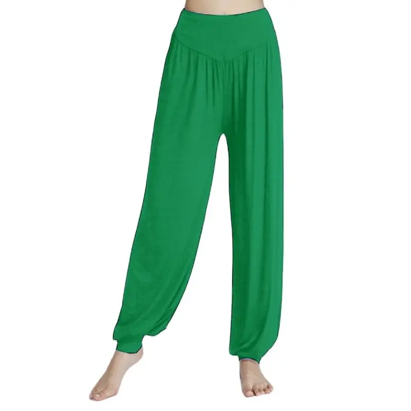 Yoga Pants High Waist Loose Yoga Pants Plus Candy Color Bloomers Fashion Comfortale Summer Sport Wear For Dancing