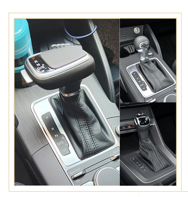 Pommeau De Levier De Vitesse Automatique En Cuir Perforé Noir Pour Audi A6/A7 C7 - Remplacement Direct Référence OEM