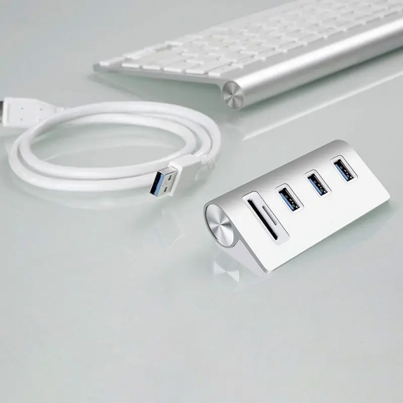 Многофункциональный компьютер высокого качества Прочный портативный USB 3,0 Многофункциональный al компьютерный удлинитель для чтения карт
