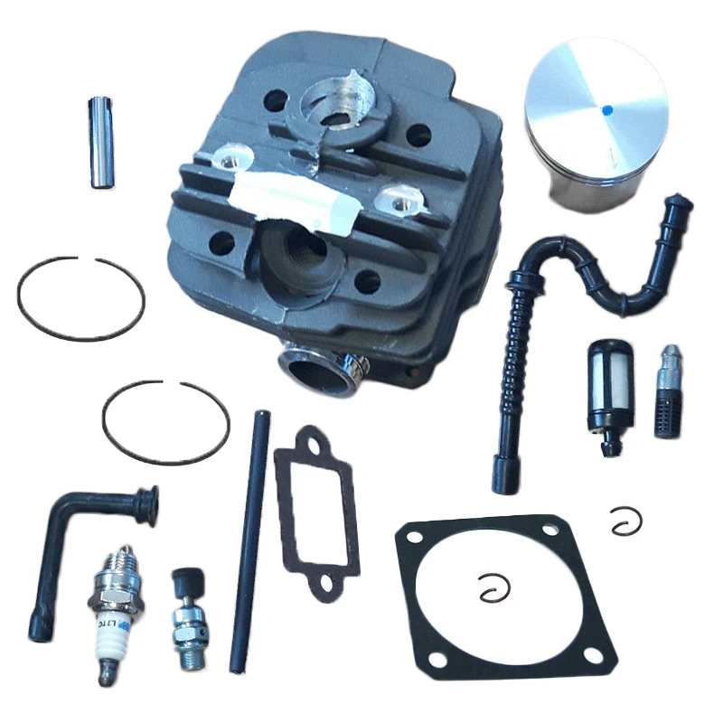 

16pcs/Set Cylinder Piston Service Kit Replacment For STIHL 48mm 036 MS360 Chainsaw Replaces 1125 020 1215