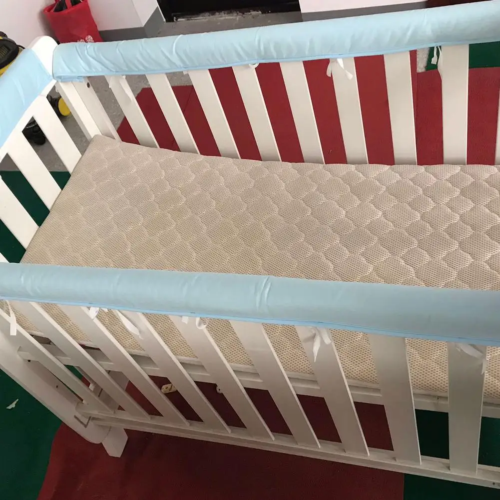 Baby Crib Rail Cover Safe Protector Set from Chewing Cotton Padded