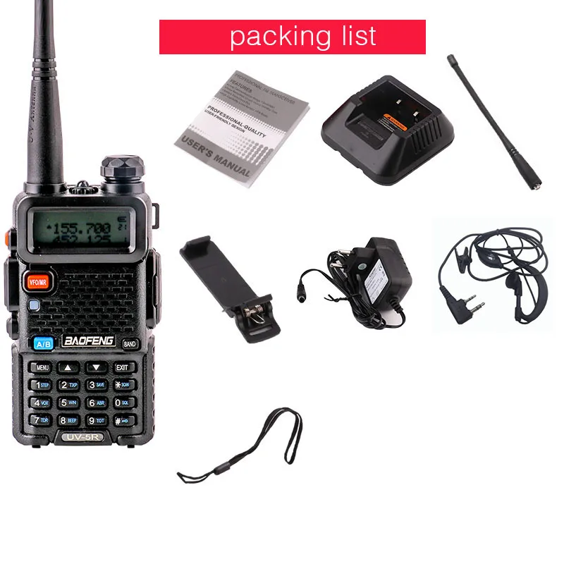 Портативная рация walky talky удобная портативная 10 км радиостанция BaoFeng 8 Вт west ham