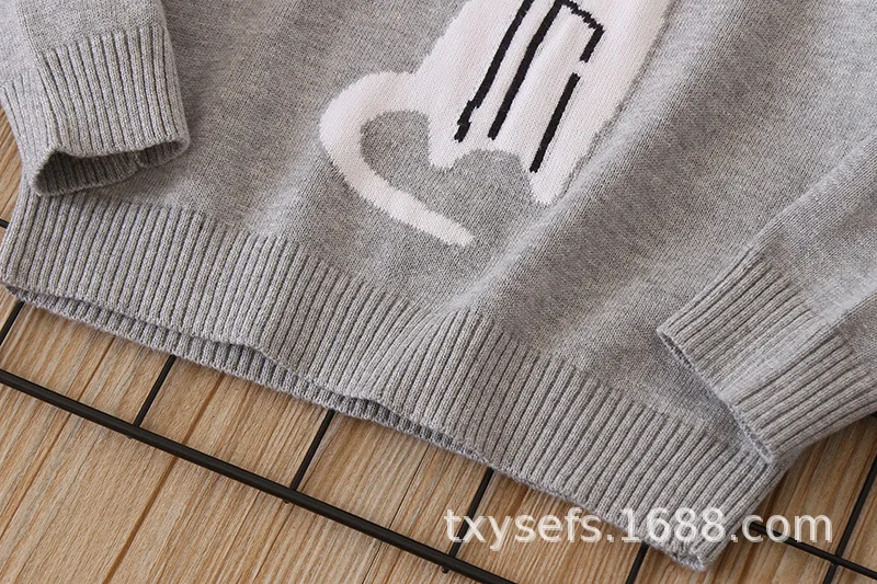 Bf-my077 модный свитер с блестками и рисунком кота для девочек г. Осенний стильный детский пуловер