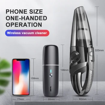 

Car Vacuum Cleaner Wireless Handheld Auto Car Interior Cleaner Home Indoor mini powerful Vacuum Cleaner car accessories