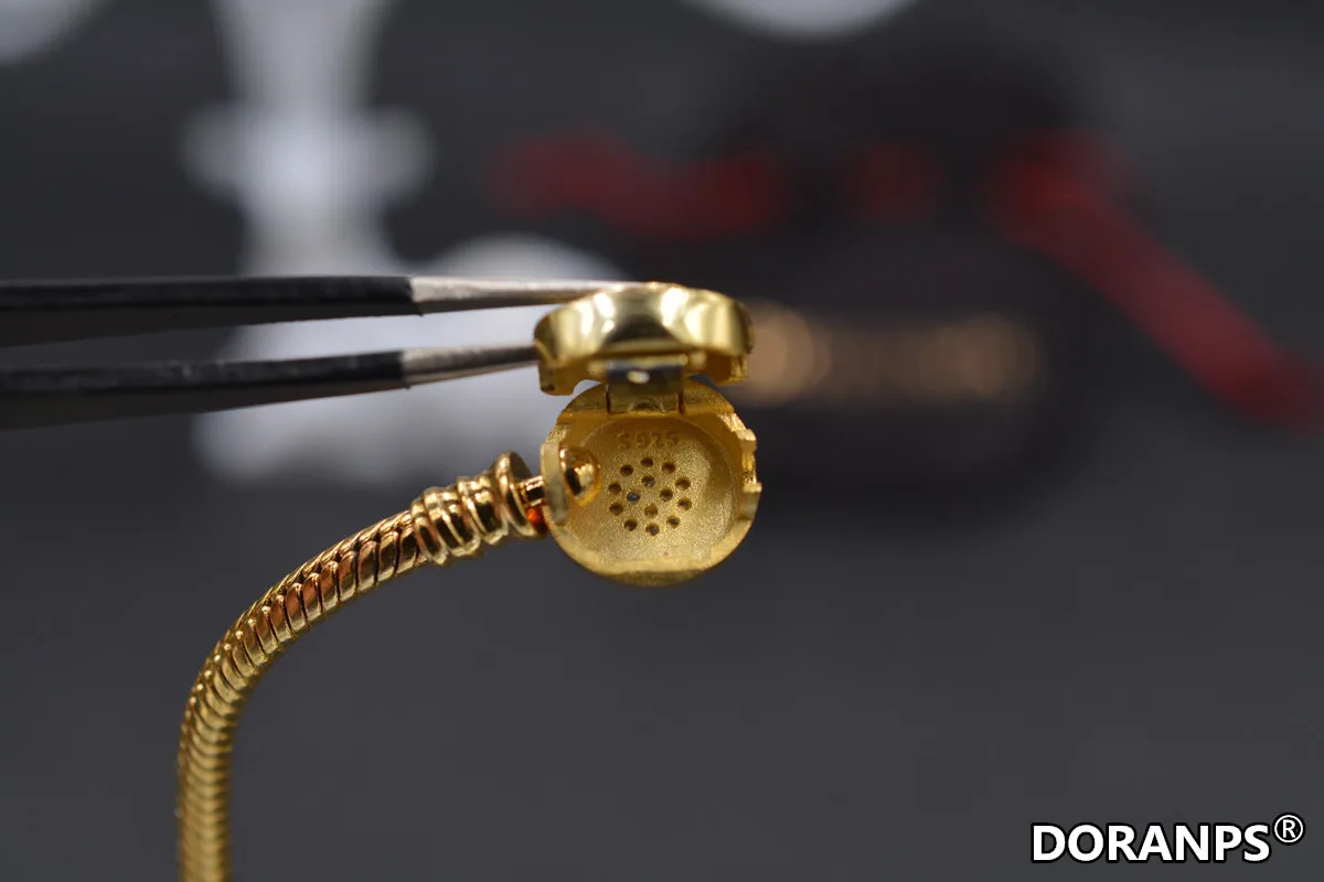 Günstig 2020 Edlen Schmuck DORANPS 100% 925 perlen charme armband frauen ketten armband Schmuck Machen