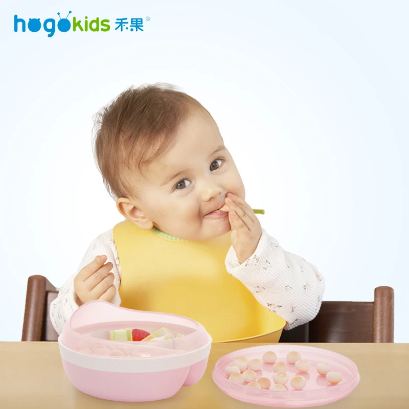 Hogokids, предотвращающая проливание PP, детское блюдо, посуда для кормления, Детские тренировочные блюда, Детская миска, миска для кормления, столовая посуда