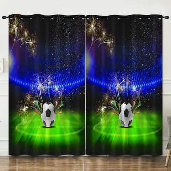 

Football room decoration curtain background decoration cloth pink curtains luxury