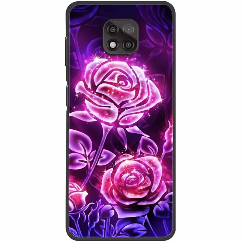 Butterfly Silicone Soft Phone Cover and Protector for Moto G Power and Play
