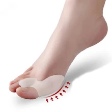 

1Pair Silicone Toes Separator Bunion Bone Ectropion Adjuster Toes Outer Appliance Foot Care Tools Hallux Valgus Corrector