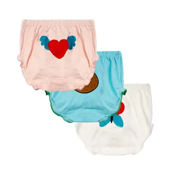 

3pcs/pack Girls Baby Girls Disper Cotton Panties Bloomers Underpants Newborn Toddler Underwears