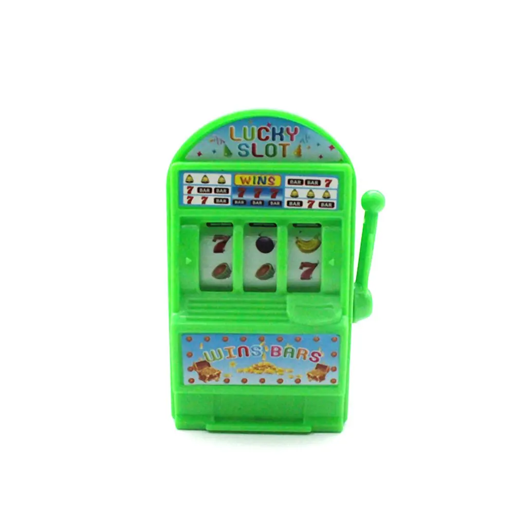 

Education Toy Mini Lucky Jackpot Slot Machine Fun Gift Fruit Slot Machine Dice Cards Games for Kids Adult