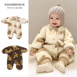 Vêtements d'hiver pour bébé fille et garçon, combinaison chaude pour nouveau né, 2021 