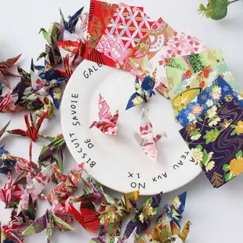 

100PCS Wholesale Finished Origami Paper Cranes Bird Garland DIY Handmade Mother's Day Creative Gifts Home Decorations