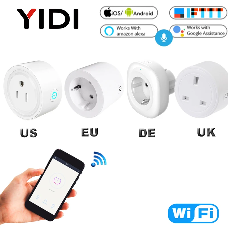 Умная розетка с поддержкой Wi Fi и голосового управления|Электрические розетки| |