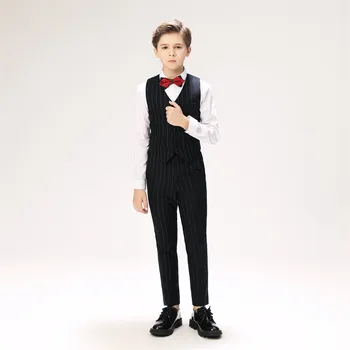 

YuanLu Boys Suits 4PCS Formal Suits For Weddings Piano Party Toddler Tuxedos Dress Slim Fit Kids Suits