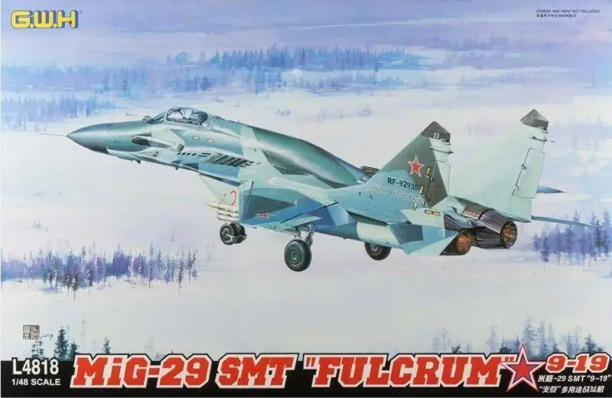 

Great Wall Hobby L4818 1/48 Scale MiG-29 SMT "FULCRUM" 9-19 Model Kit