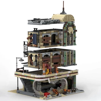 

2020 new Street View Series Downtown Diner In Stock Building Blocks Creator Bricks Model
