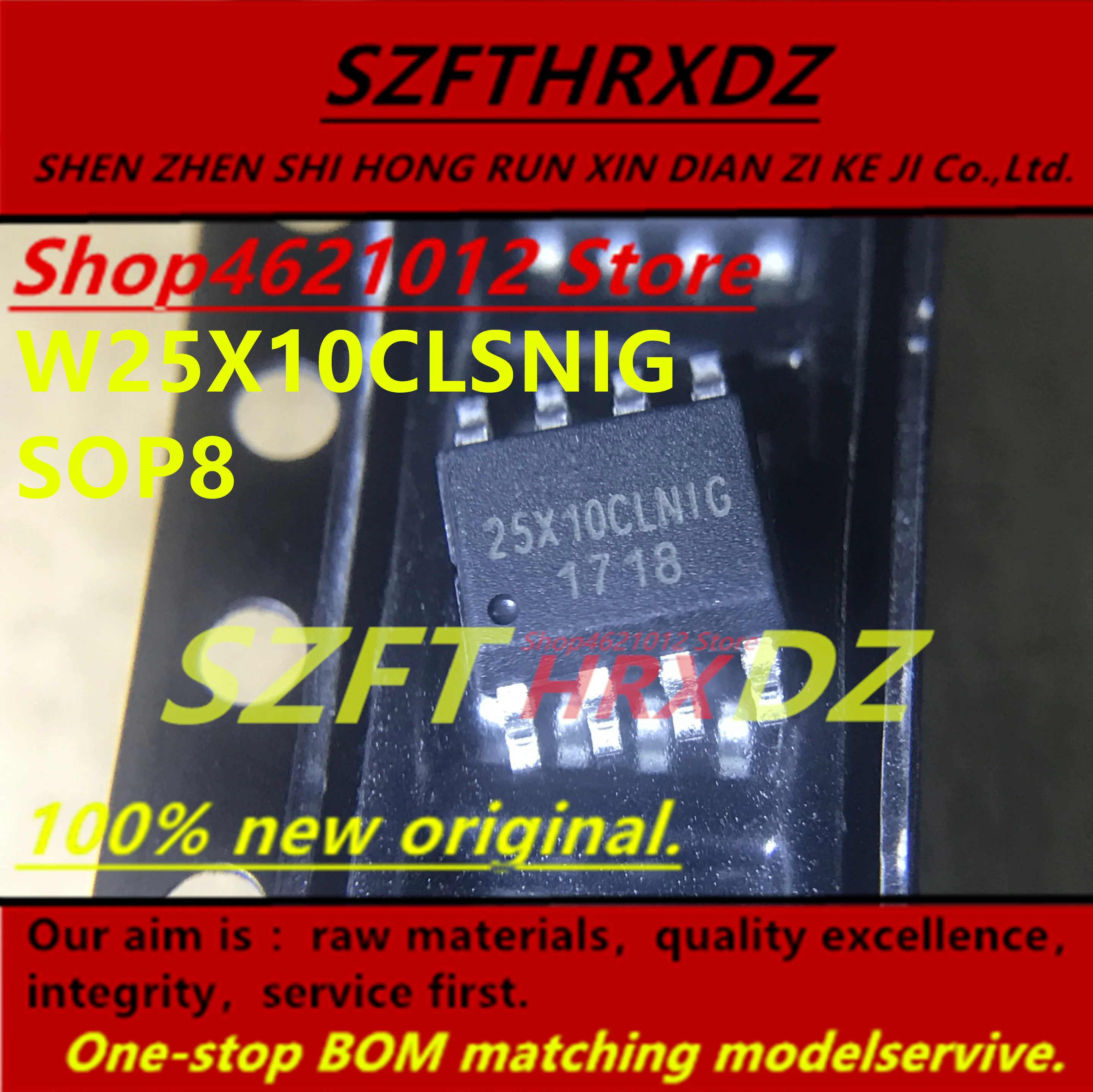 

100% new original (10PCS-50PCS) W25X10CLSNIG 25X10CLNIG SOP8
