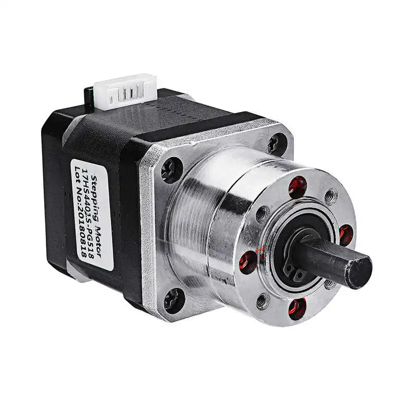 17HS4401S-PG518 4-свинец Nema17(Национальная ассоциация владельцев электротехнических предприятий) шаговый двигатель 42 двигатель экструдер редукторный шаговый двигатель соотношение 5,18: 1 Планетарный Шестерни коробка Нема 17(Национальная ассоциация владельцев электротехнических предприятий