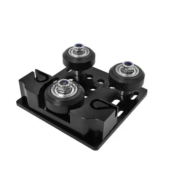 

V-Slot Openbuilds Y-Axis Slider Aluminum Plate buckle 2020 Aluminum Profile with timing belt buckle for Tronxy X3 Tevo 3D printe