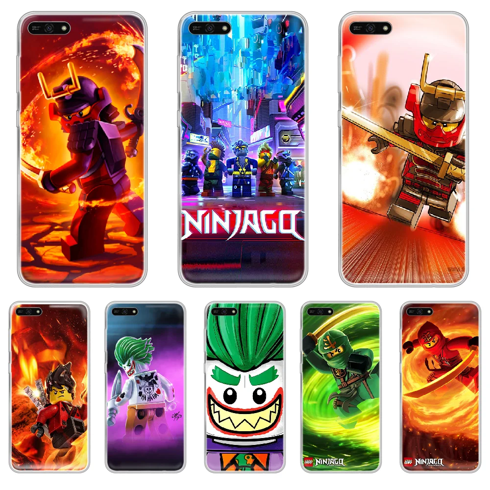 Чехол для телефона Le GO Ninjago Masters of телефонный корпус HUAWEI honor mate 7A 8S 8X 9 9X 10 20 30 pro lite