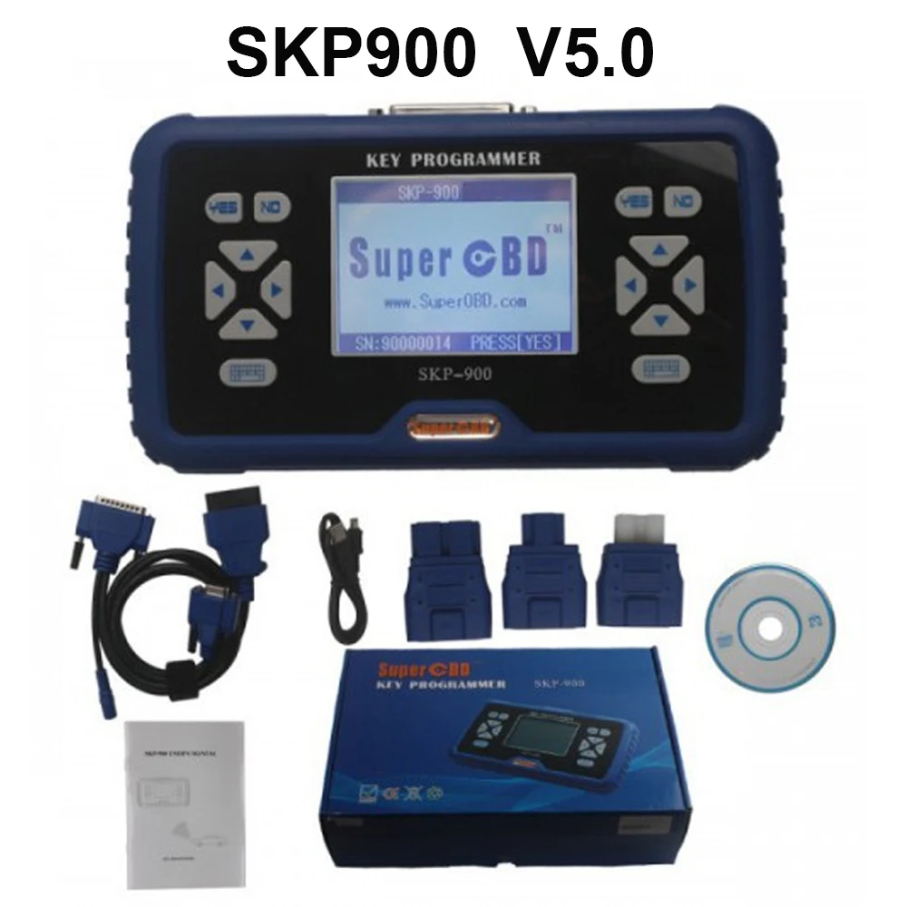 Программатор автомобильных ключей SuperOBD SKP900 ручной программатор OBD2 поддерживает