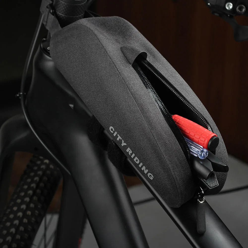 BIKEIN Pro велосипедные сумки MTB Передняя рама нейлоновая сумка большая емкость велосипедные инструменты панье водонепроницаемые дорожные аксессуары для велосипеда