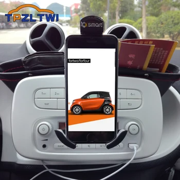 

Car Mobile Phone Holder For Mercedes Smart 453 Forfour Fortwo Mobile Phone Holder for Car Charging Stand Gravity Bracket