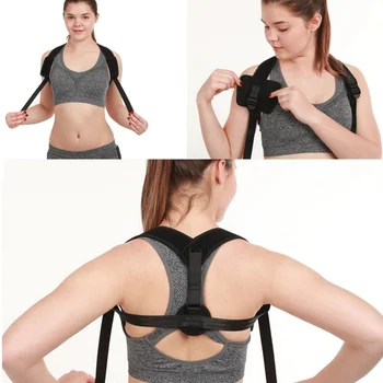 

Men Women Back Brace Support Belt Adjustable Back Humpback Posture Corrector Clavicle Spine Shoulder Lumbar Posture Correction B