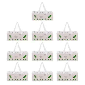 

10pcs Packing Paper Box Simple Style Crafted Elegant Pack Case Decor Box for Anniversary Holiday Wedding Festival