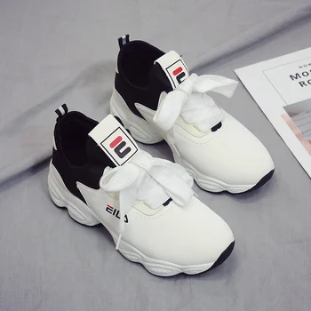

Sports shoes female 2019 new Korean women's shoes ulzzang wild wisdom smoked shoes thick bottom increased casual shoes women