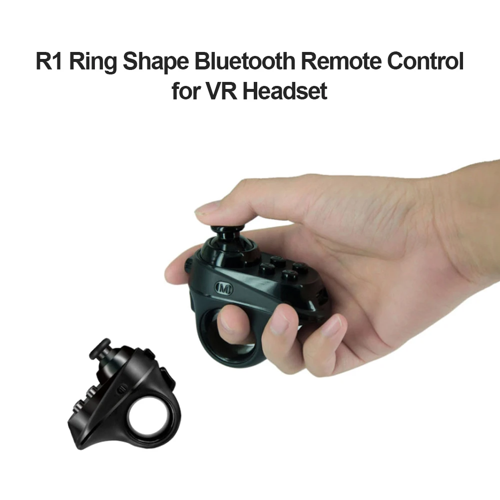 R1 Ring shape 3D Bluetooth 4.0 VR Controller Wireless Gamepad Joystick Gaming Remote Control for lOS and Android smartpho