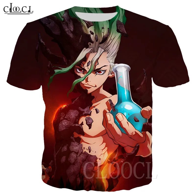 Смешные футболки с рисунком Dr.Stone толстовка унисекс 3D принтом повседневная