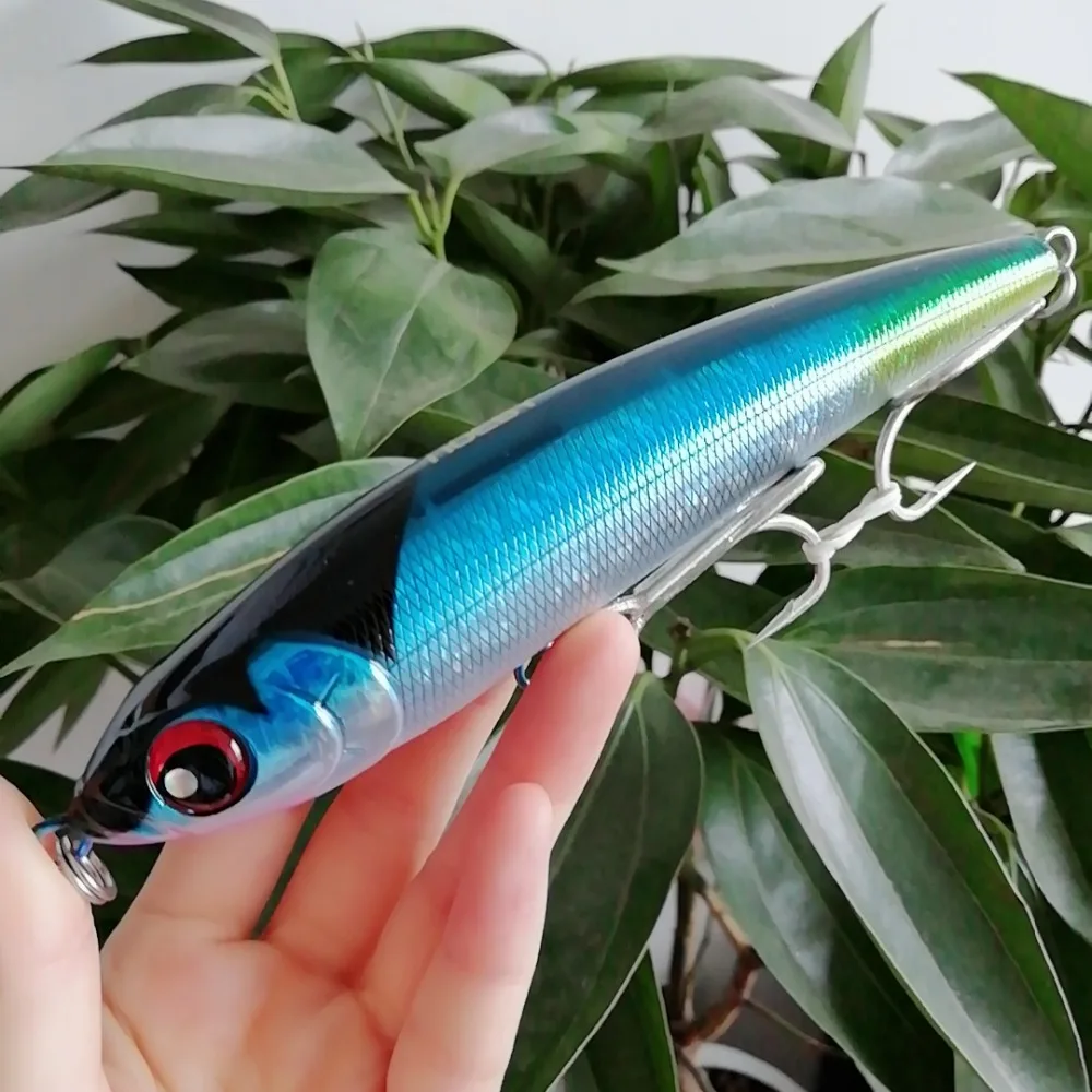 Isca de Pesca Noeby Lápis Wobbler Stickbait Isca Afundando Artificial Longa Fundição Wobblers Grande 5 Pçs 16cm 98g 2 stickbait isca afundando artificial longa fundição isca