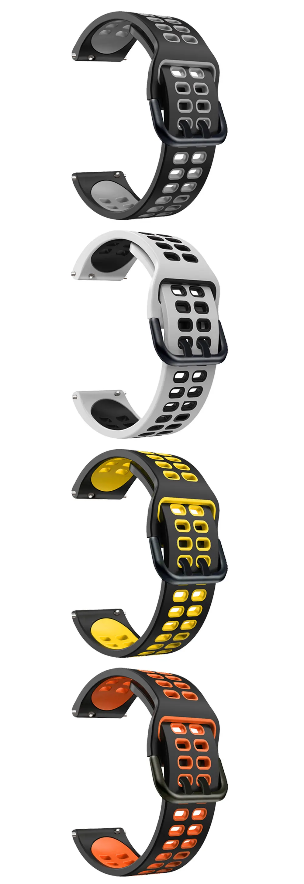 20 22mm Band Strap For Realme Watch 2 pro /2 S pro Silicone Wristband Replacement Smartwatch realme watch T1 Watchband Bracelet