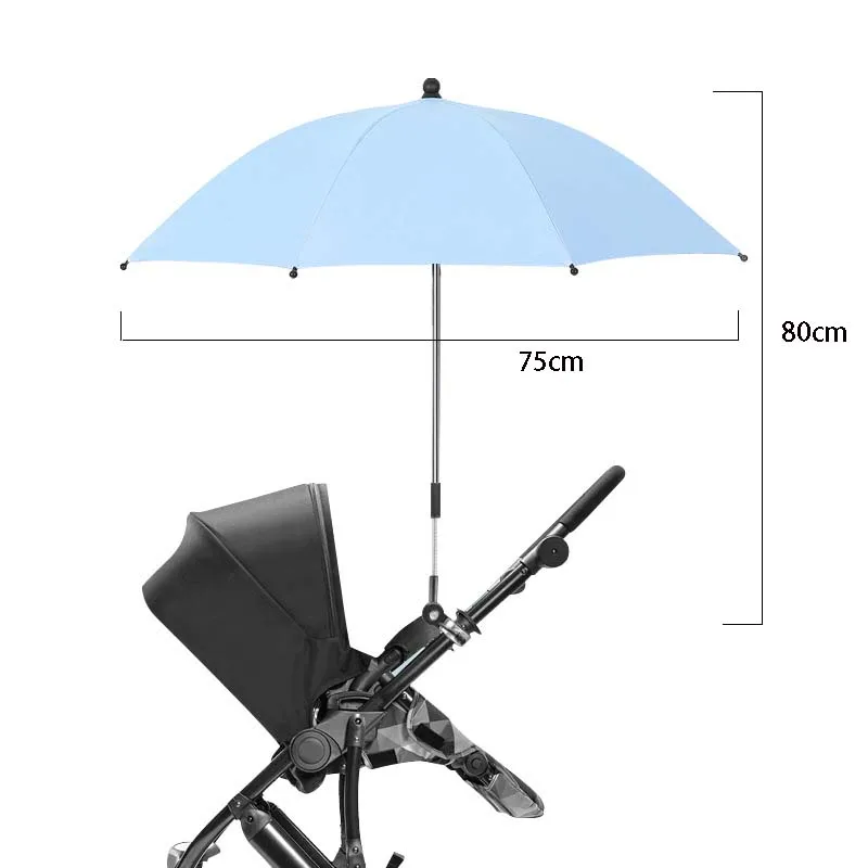 baby stroller accessories bassinet Universal Baby Stroller Folding Umbrella UV Protection Rainproof Infant Stroller Cover Umbrella 360 Degrees Adjustable Sunshade baby stroller cover for winter Baby Strollers