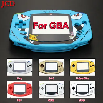 

ChengHaoRan DIY Full Set Housing Shell Cover Case w/ Conductive Rubber Pad Buttons Screen Lens for GameBoy Advance GBA Console