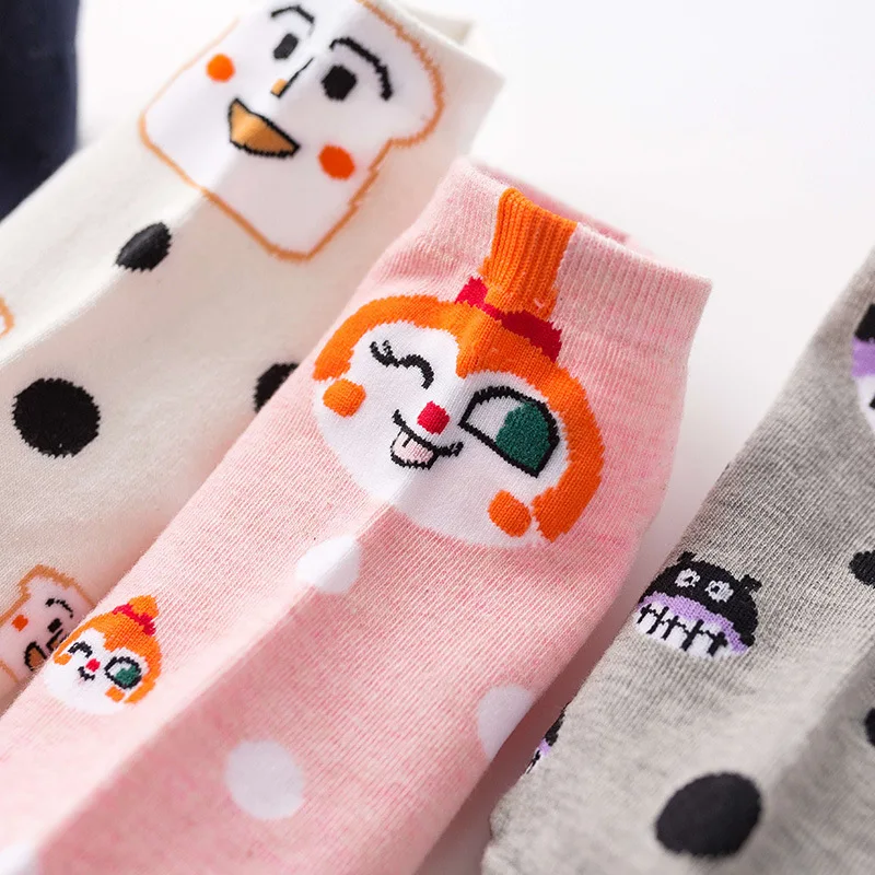 

pink socks women woman calcetines kawaii cute skarpetki damskie kobieta skarpety white cartoon cortos cotton meias mulher happy