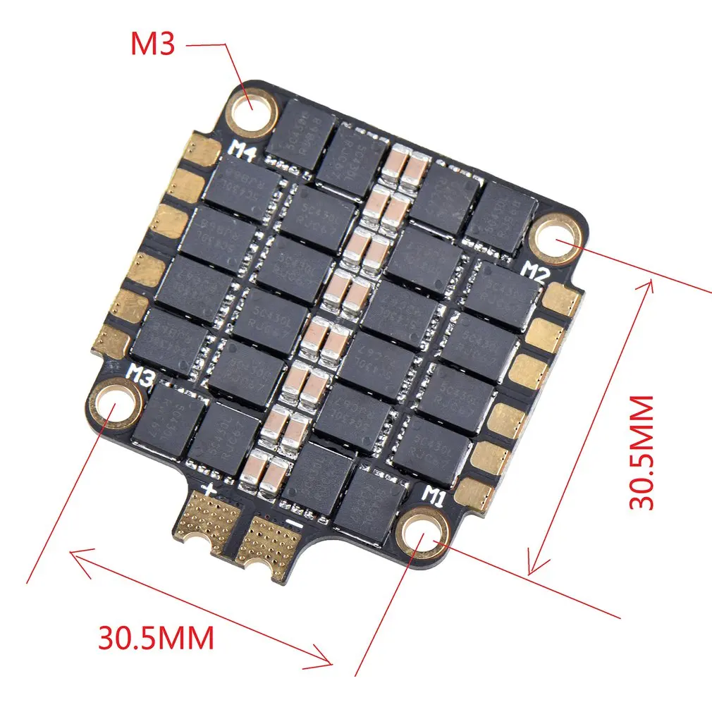 40A 2-6cS 4 в 1 BS-55A ESC BLHeli_S ESC плата контроллера скорости поддержка Dshot150 Dshot300 Dshot600 для FPV RC гоночный Дрон