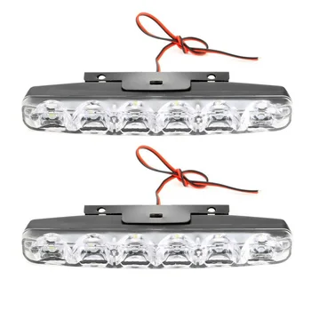 

Anti-collision Fog light Replacement DRL Lamp 8W 6000K 1 Pair Universal