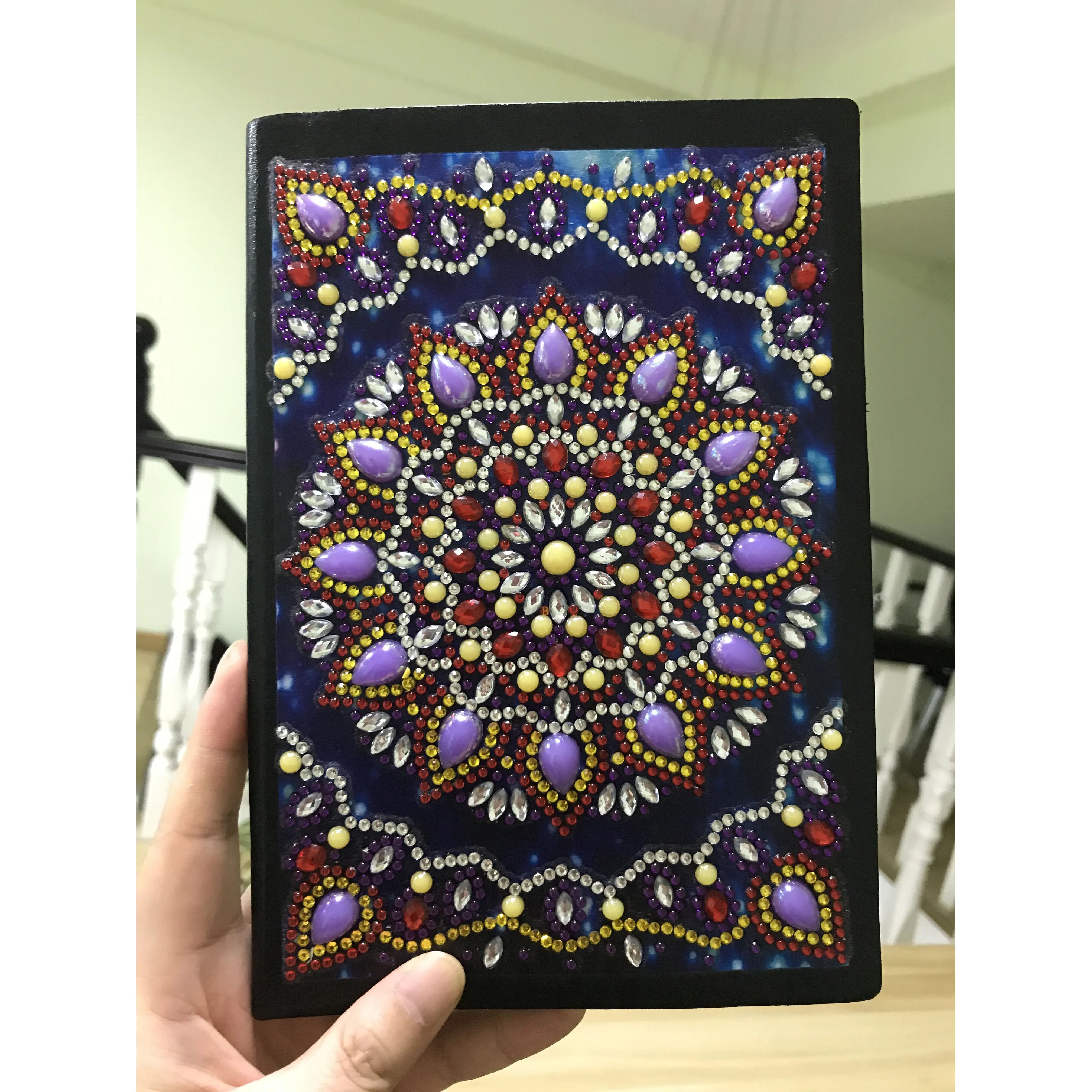 New style Diary Book Diamond Embroidery notebook hotSale DIY Crystal partial 5D diamond painting mosaic round rhinestone | Дом и сад