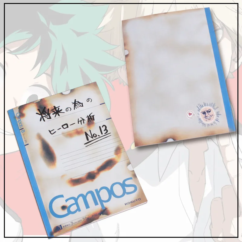 Anime My Boku no Hero Academia Midoriya Izuku Hero Analysis Notebook Diary  Book