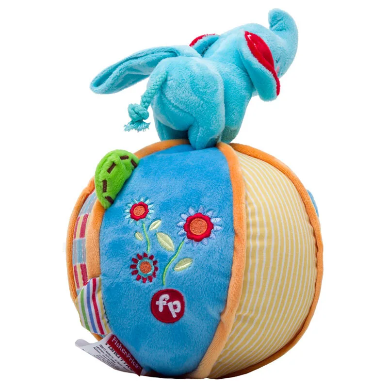FISHER-PRICE детская игрушка-игрушка с плюшевым шариком для детей, комфортная Перчаточная кукла для новорожденных, погремушка, игрушка для детей, подарок